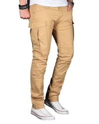 beige Cargohose von Alessandro Salvarini