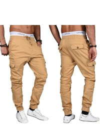 beige Cargohose von Alessandro Salvarini