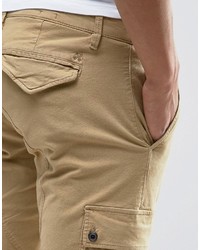 beige Cargohose von Selected