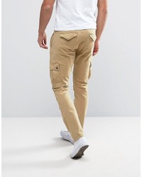 beige Cargohose von Selected