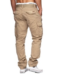 beige Cargohose von INDICODE