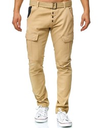 beige Cargohose von INDICODE