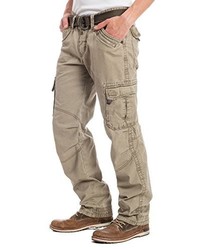 beige Cargohose von Timezone