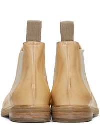 beige Chelsea Boots aus Leder von Marsèll