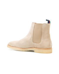 beige Chelsea Boots aus Leder von Ps By Paul Smith