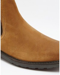 beige Chelsea Boots aus Leder von Red Tape