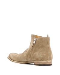 beige Chelsea Boots aus Wildleder von Officine Creative