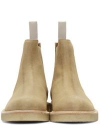 beige Chelsea Boots aus Wildleder von Common Projects