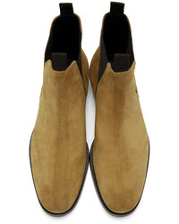 beige Chelsea Boots aus Wildleder von Acne Studios