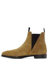 beige Chelsea Boots aus Wildleder von Acne Studios