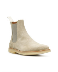 beige Chelsea Boots aus Wildleder von Common Projects