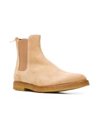 beige Chelsea Boots aus Wildleder von Common Projects