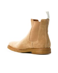 beige Chelsea Boots aus Wildleder von Common Projects