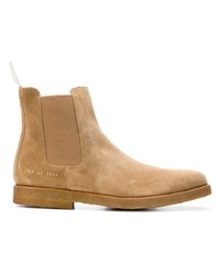 beige Chelsea Boots aus Wildleder von Common Projects