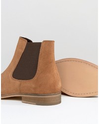 beige Chelsea Boots aus Wildleder von Dune