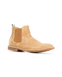 beige Chelsea Boots aus Wildleder von Officine Creative