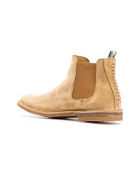 beige Chelsea Boots aus Wildleder von Officine Creative