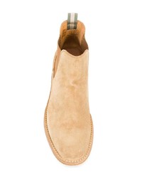 beige Chelsea Boots aus Wildleder von Officine Creative