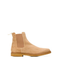 beige Chelsea Boots aus Wildleder von Common Projects