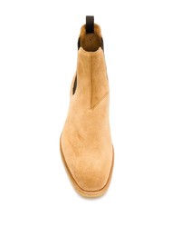 beige Chelsea Boots aus Wildleder von Car Shoe