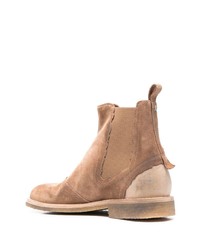 beige Chelsea Boots aus Wildleder von Golden Goose