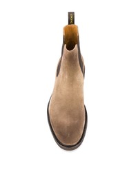 beige Chelsea Boots aus Wildleder von Doucal's