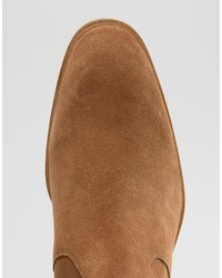 beige Chelsea Boots aus Wildleder von Selected