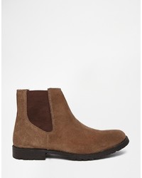 beige Chelsea Boots aus Wildleder von Jack and Jones