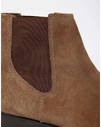 beige Chelsea Boots aus Wildleder von Jack and Jones