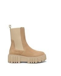 beige Chelsea Boots aus Wildleder von Marc O'Polo