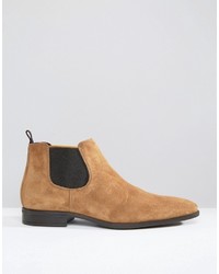 beige Chelsea Boots aus Wildleder von Dune