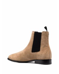 beige Chelsea Boots aus Wildleder von Coach