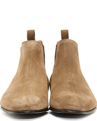 beige Chelsea Boots aus Wildleder von Paul Smith