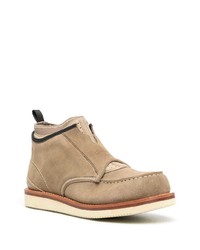 beige Chelsea Boots aus Wildleder von Suicoke