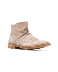 beige Chelsea Boots aus Wildleder von Officine Creative