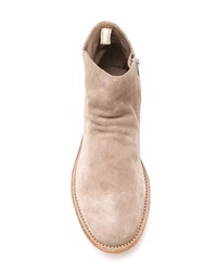 beige Chelsea Boots aus Wildleder von Officine Creative