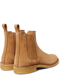 beige Chelsea Boots aus Wildleder von Bottega Veneta