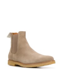 beige Chelsea Boots aus Wildleder von Common Projects