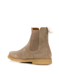 beige Chelsea Boots aus Wildleder von Common Projects