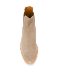 beige Chelsea Boots aus Wildleder von Common Projects