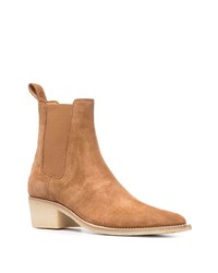 beige Chelsea Boots aus Wildleder von Amiri