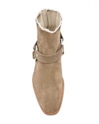 beige Chelsea Boots aus Wildleder von Zadig & Voltaire