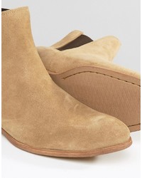 beige Chelsea Boots aus Wildleder von Zign Shoes