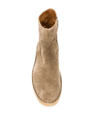 beige Chelsea Boots aus Wildleder von Isabel Marant