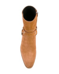 beige Chelsea Boots von Saint Laurent