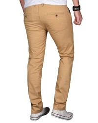 beige Chinohose von Alessandro Salvarini