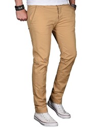 beige Chinohose von Alessandro Salvarini