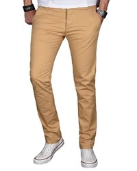 beige Chinohose von Alessandro Salvarini