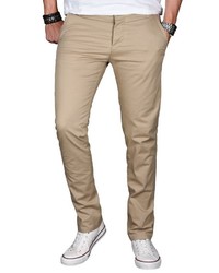 beige Chinohose von Alessandro Salvarini