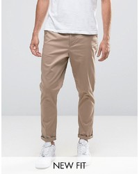 beige Chinohose von ASOS DESIGN